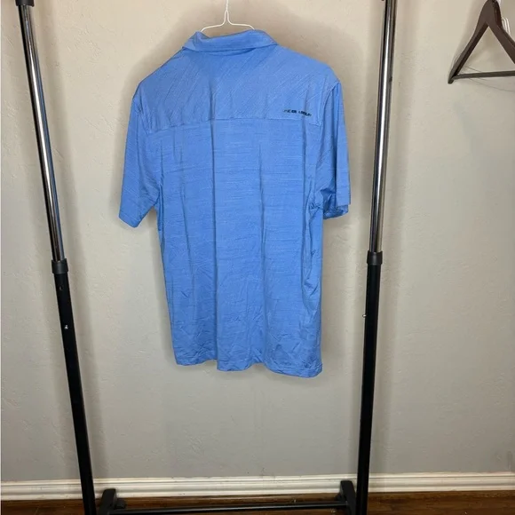 Under Armour Blue Polo Shirt Sporty Casual Wear - Picture 2 of 3